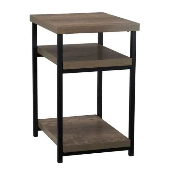 Household Essentials Jamestown Ashwood 2-Shelf End Table {1}