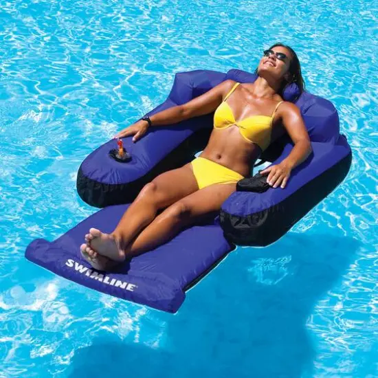 Swimline Fabric Covered Chair Float {4}