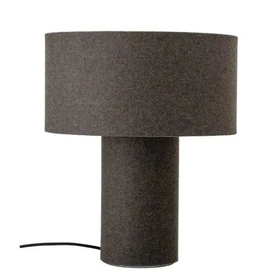 Hello Honey&reg; Gray Wool Blend Table Lamp & Shade Set {1}