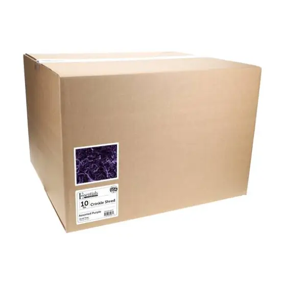 Essentials by Leisure Arts Crinkle Shred Box, 10lb. Assorted Purple {5}