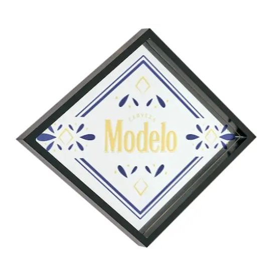 American Art Decor Modelo Printed Framed Mirror {1}