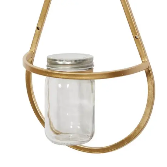 CosmoLiving by Cosmopolitan Gold Vase Metal Wall D&eacute;cor Set, 3ct. {5}