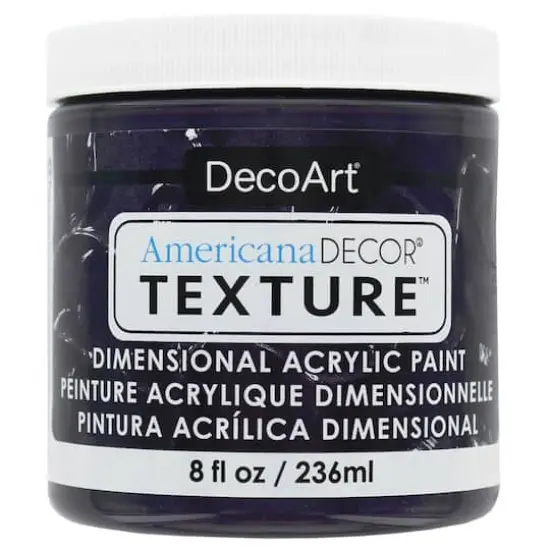 DecoArt&reg; Americana Decor&reg; Texture&trade; Dimensional Acrylic Paint, 8oz. Deep Plum {1}