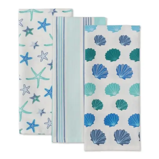 DII&reg; Beach Comber Dishtowel Set {4}