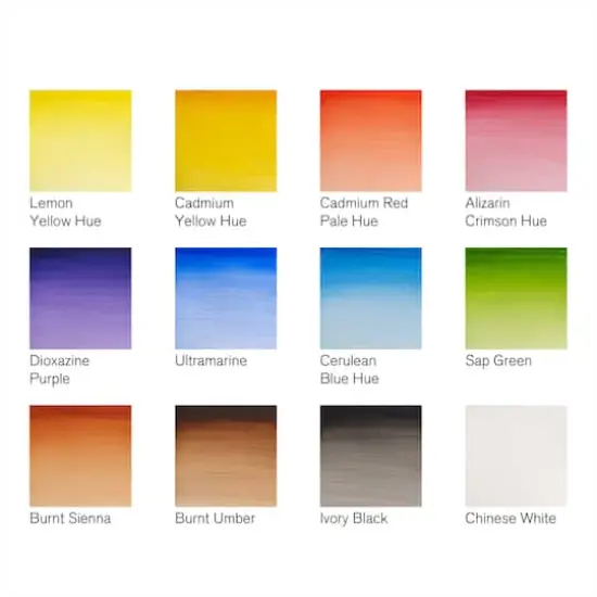 Winsor & Newton&trade; Cotman Watercolour&trade; 12 Color Paint Tube Collection {4}