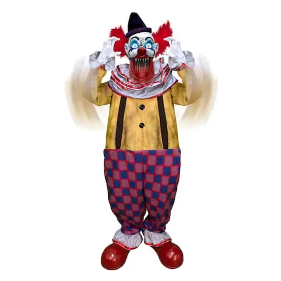 Tekky Toys 6.5ft. Animated Startling Arms Clown&trade; {1}