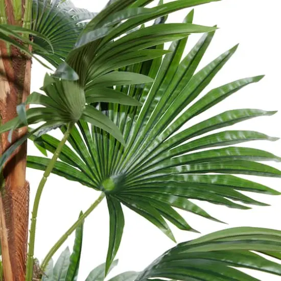 Fountain Palm Tree, Artificial Decorative Foliage For Indoors, 65", Green {5}