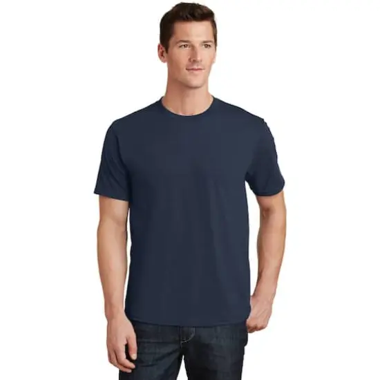 Port & Company&reg; Fan Favorite&trade; Neutrals Men's T-Shirt Deep Navy {3}