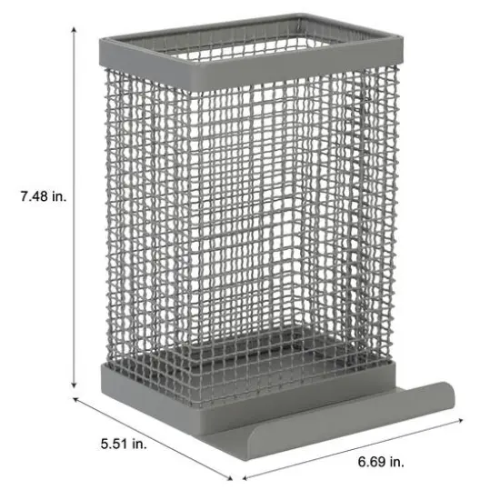 Kitchen Details Industrial Collection Gray Tablet and Utensil Holder {6}