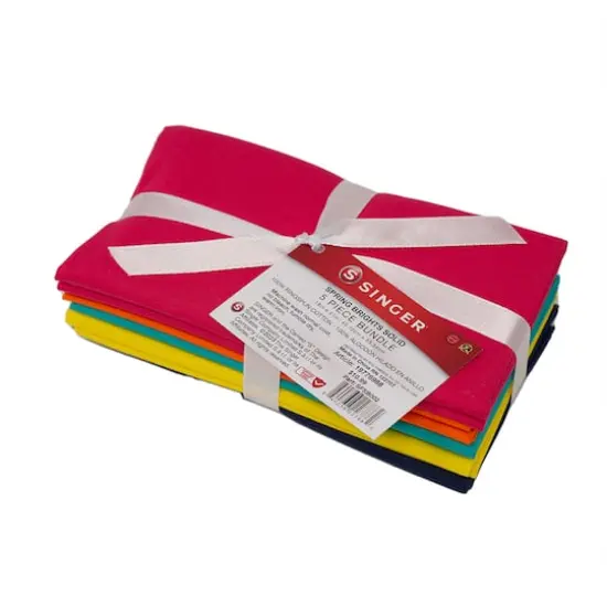 SINGER Solid Cotton Fabric Bundle Spring Brights {1}