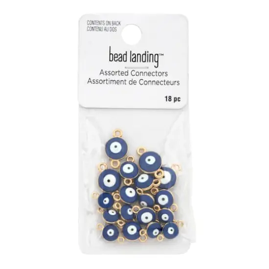 Eye Gold Connectors, 18ct. by Bead Landing&trade; {4}