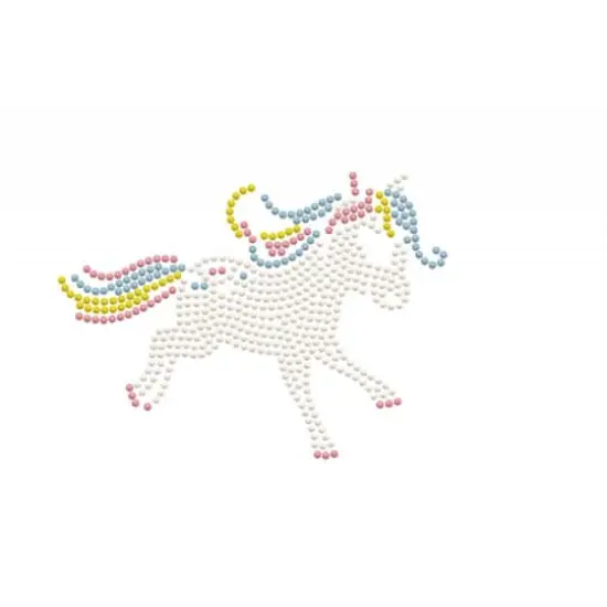 Diamond Dotz&reg; Beginner Pony Frolic Zipper Pouch Diamond Painting Kit {3}