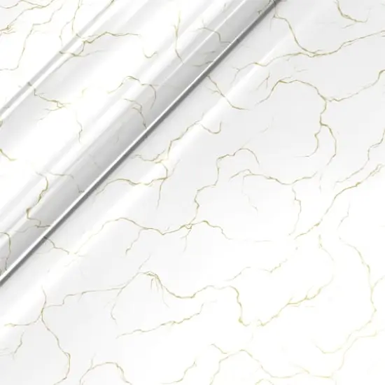 Siser&reg; EasyPatterns&reg; Plus Marble Heat Transfer Vinyl White/Gold {1}