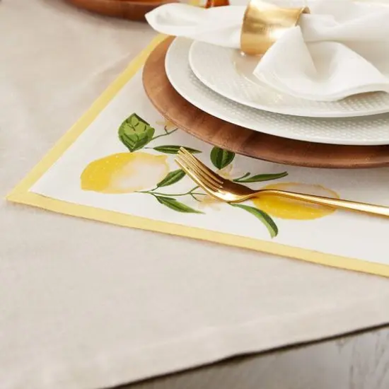 DII&reg; Lemon Bliss Placemats, 6ct. {3}