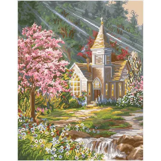 Diamond Dotz&reg; Advanced Be Still Spring Diamond Painting Kit {3}