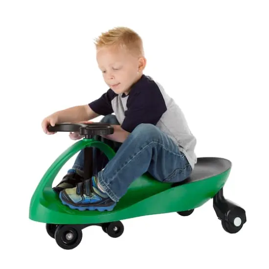 Toy Time Ride-On Zig Zag Car Green {8}