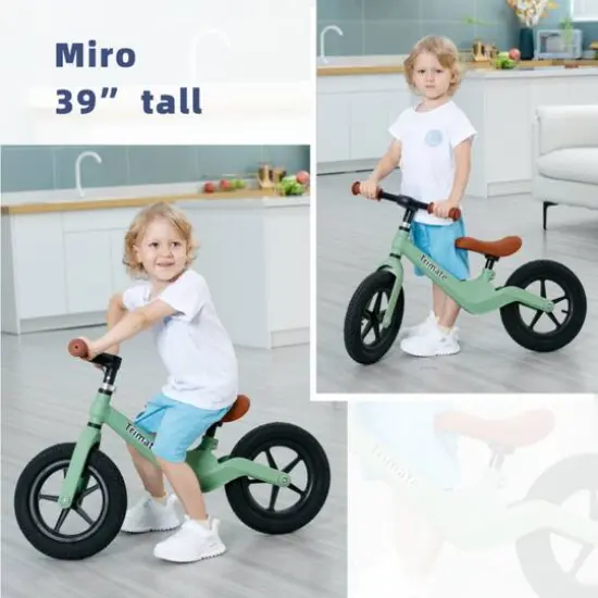 Trimate Green 2 Wheel Balance Bike {6}