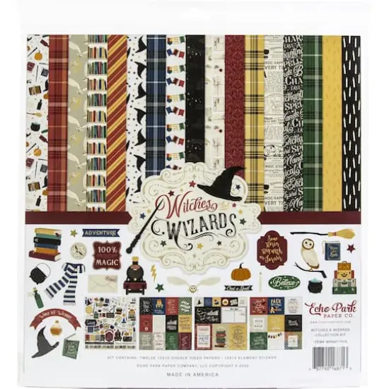 Echo Park Collection Kit 12"X12"-Witches & Wizards {1}