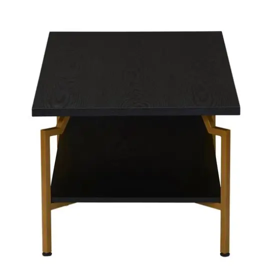 Household Essentials 43" Crown Coffee Table Black {7}