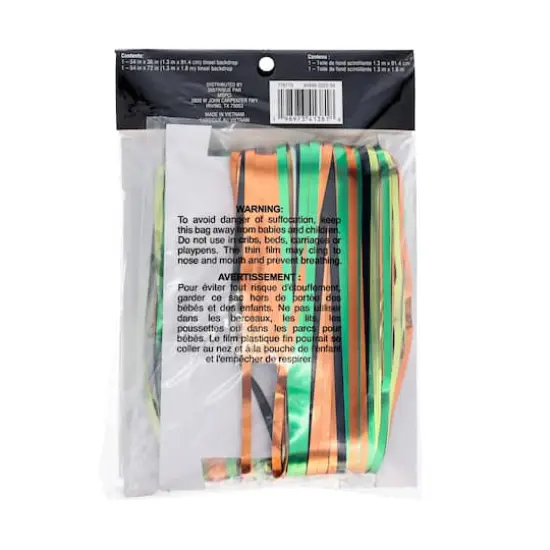 54" Halloween Tinsel Backdrop by Celebrate It&trade; {4}