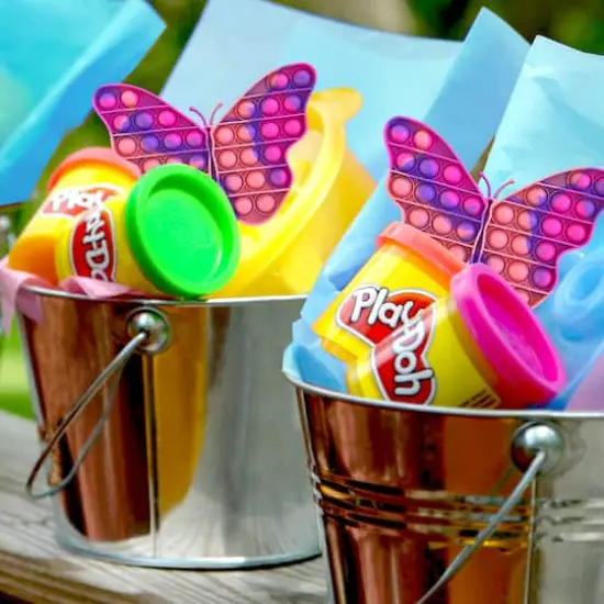 GottaPop Pink Butterfly Pop It Fidget Toy Party Favors, 6ct. {3}