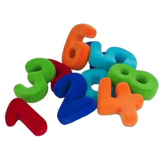 Rubbabu Bright Squishy Magnetic Numeral Set {4}
