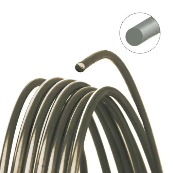 The Beadsmith&reg; Wire Elements&trade; 24 Gauge Tarnish Resistant Soft Temper Wire, 10yd. Hematite {5}