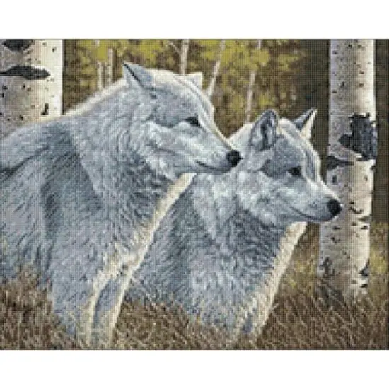 Crafting Spark Wolves Diamond Painting Kit {1}