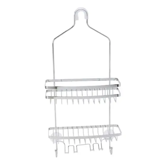 Bath Bliss Chrome Venice Shower Caddy {4}