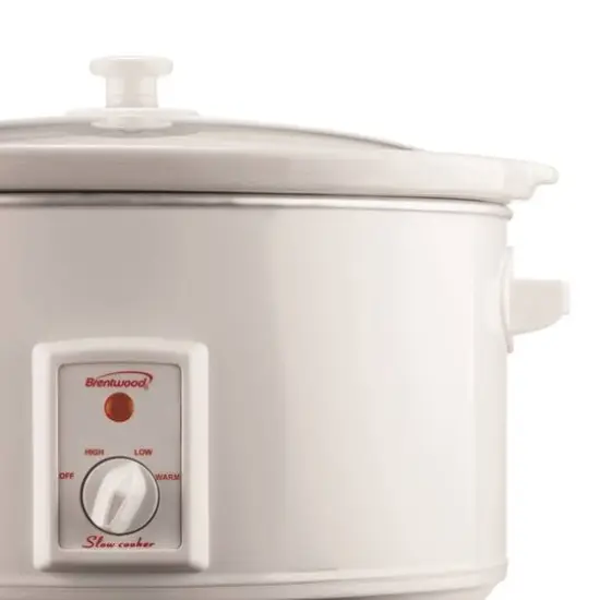 Brentwood 8qt. White Slow Cooker {5}
