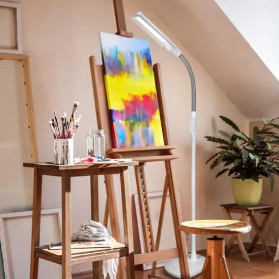 OttLite&reg; Wingshade LED Floor Lamp {10}