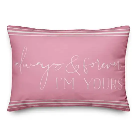 Always Yours Throw Pillow {1}