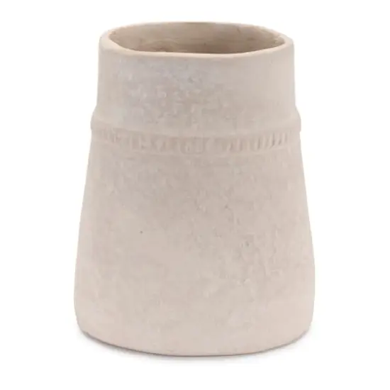 6.75" Recycled Paper Chalk Vase {1}