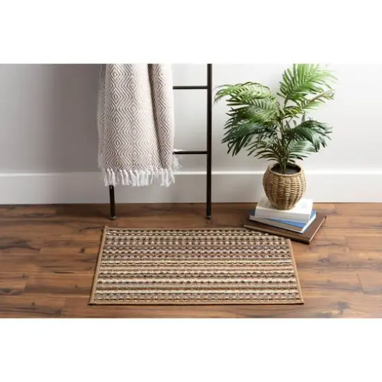 DII&reg; Multi Stripe Printed Nylon Rug {6}