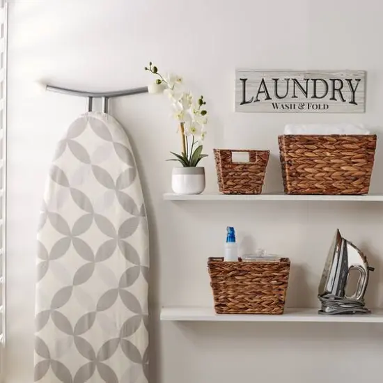 DII&reg; Dark Brown Water Hyacinth Basket Set {6}