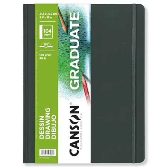 Canson&reg; 8.5" x 11" Graduate Drawing Book {1}