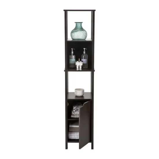 Organize It All 67" Espresso 5-Shelf Ambassador High Cabinet {6}