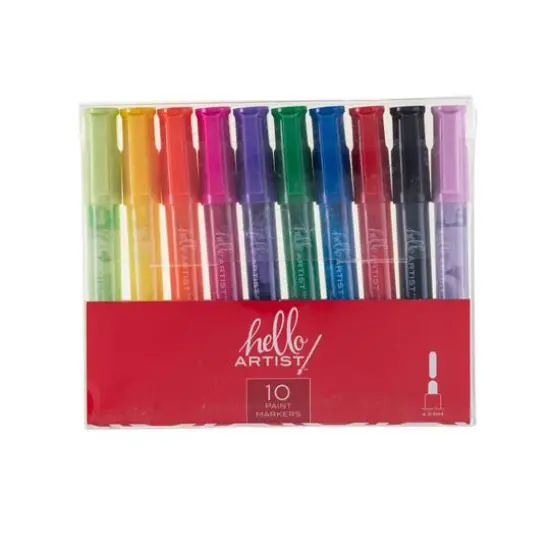 Hello, Artist!&trade; 10-Color Paint Markers Set {4}