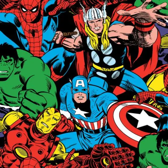 Springs Creative Marvel&reg; Multi Characters Cotton Fabric {4}