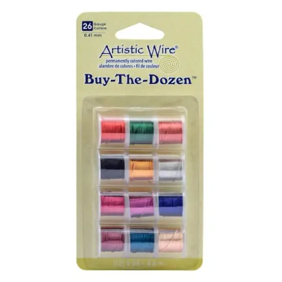 Artistic Wire&reg; 26 Gauge Buy the Dozen&trade; Tarnish Resistant Colored Copper Craft Wire {1}