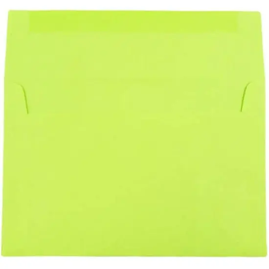 JAM Paper A8 Colored Invitation Envelopes, 50ct. Ultra Lime Green {4}