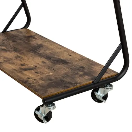 Honey Can Do Rustic Z-Frame Garment Rack {5}