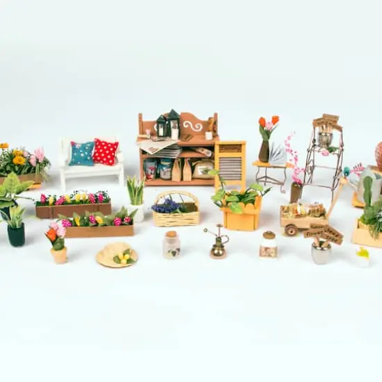 Rolife&reg; Miller's Garden DIY Miniature House Kit {15}