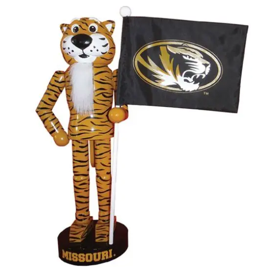 Santa's Workshop 12" Missouri Mascot & Flag Nutcracker {1}