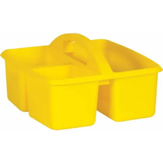 Teacher Created Resources Plastic Storage Caddy, 6ct. Yellow {1}