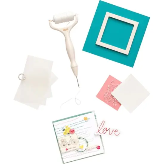 We R Memory Keepers&reg; Stitch Happy Pen&trade; Punch Needle Kit {6}