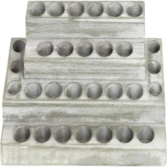 NEX&trade; Whitewash Essential Oils Storage for 5, 10, 15, 20mL Bottles {1}