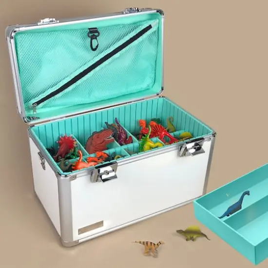 Vaultz White Divided Storage Box {7}