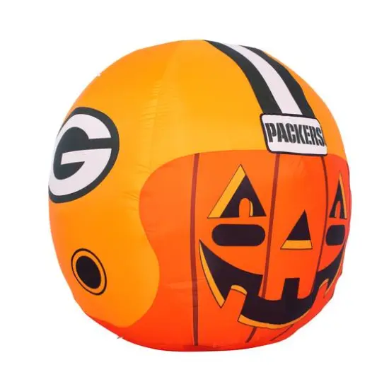 Sporticulture 4ft. Inflatable NFL Team Pride Jack-O' Helmet Green Bay Packers {1}