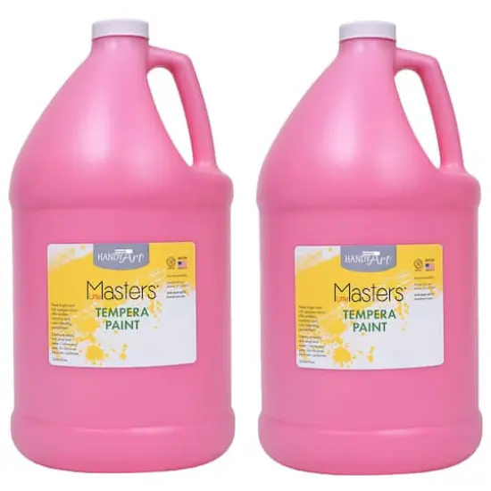 Handy Art&reg; Little Masters&reg; Tempera Paint Gallon, 2ct. Pink {1}